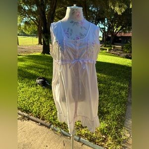 Sweet Vintage Pale Pink Babydoll Nightgown.